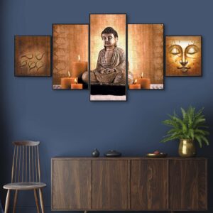 Chitran Product Photography Set Of Five Framed Digital Wall Painting
