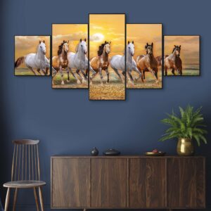 Chitran Product Photography Set Of Five Framed Digital Wall Painting
