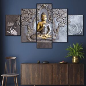 Chitran Product Photography Set Of Five Framed Digital Wall Painting
