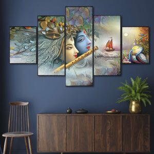 Chitran Product Photography Set Of Five Framed Digital Wall Painting