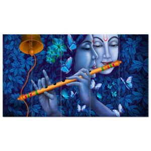 Chitran Product Photography Set Of 5 Wooden Framed Wall Paintings